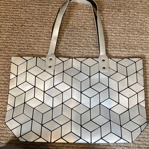 Patrizia Luca silver metallic handbag